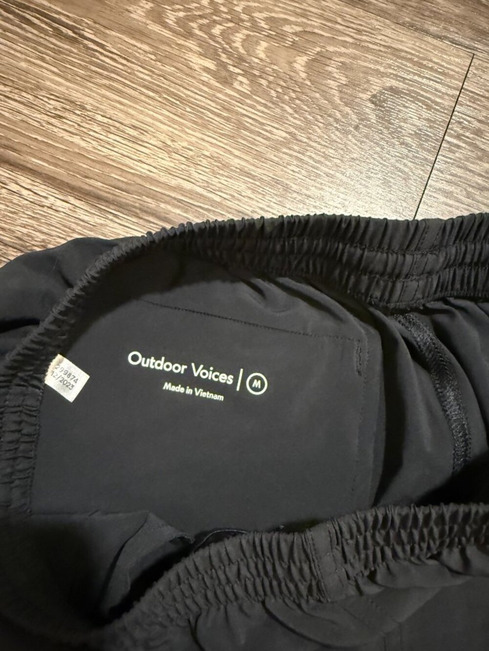 Outdoor Voices Zephyr 3" Short, Size Medium, Black - Picture 5 of 5